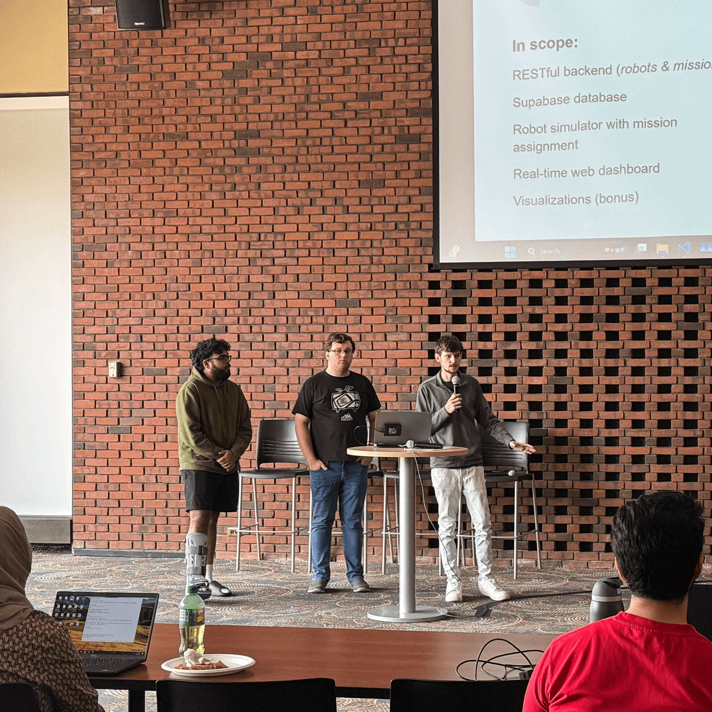 Matthew Miglio presenting